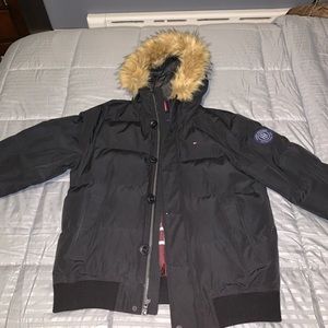 Tommy Hilfiger Men's Quilted Snorkel Bomber Jacket